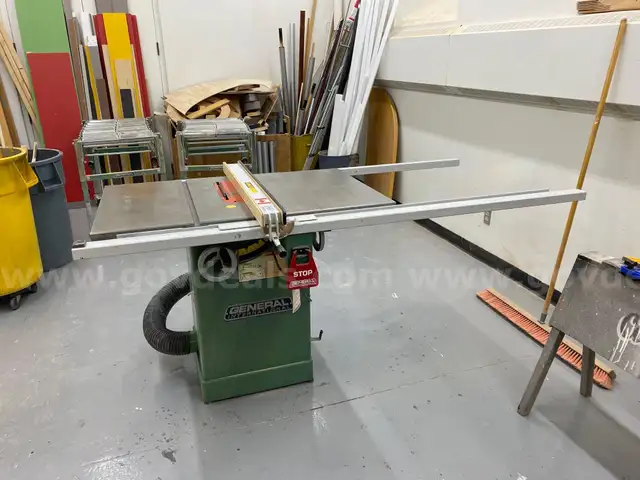 General International 10 2HP Table Saw