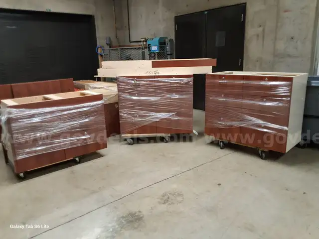 Used cabinets from a remodel
