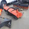 Kubota V4491 Sweeper Attachment