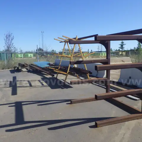 Lot- Various steel and stands