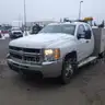2009 Chevrolet Silverado 4WD 3500HD with Service Body & Crane