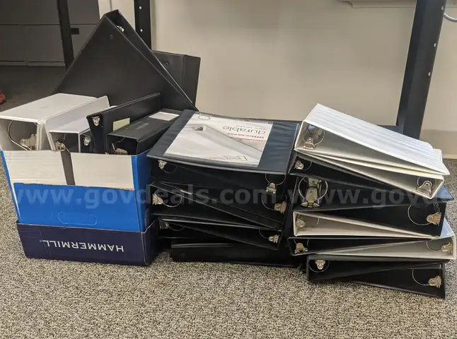 Office Binders Lot