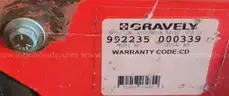 Gravely 460 Zero Turn Lawn  Mower   Auction 0090