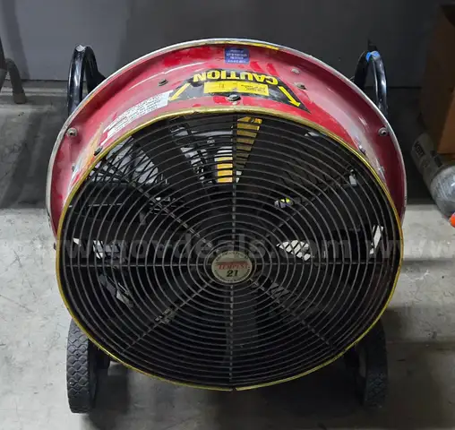 21 in Tempest gas powered fan
