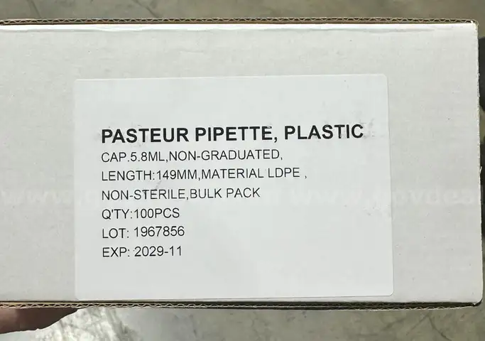 Plastic Pipettes