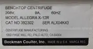 Lot of 3 Centrifuges: Beckman Coulter X-12R &#x26; X-15R (401-9)