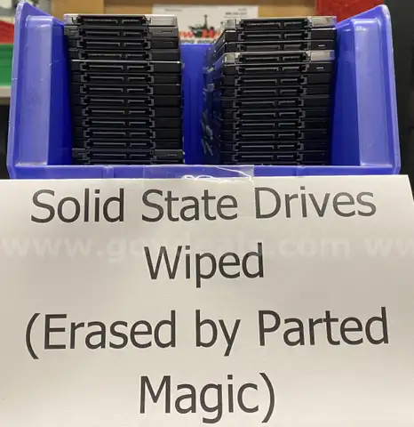 Lot of 142 Solid State Drives: Misc. 2.5&#x22; SATA (Wiped) (402-21)