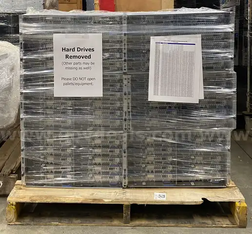 Lot of 78 Blade Servers &#x26; Enclosures: Lenovo (Hard Drives Removed) (402-23)