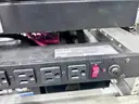 Lot of 8 iCom Ham Radios in Rolling Electronics Case (404-48)
