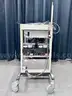 Lot of 8 iCom Ham Radios in Rolling Electronics Case (404-48)