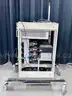 Lot of 8 iCom Ham Radios in Rolling Electronics Case (404-48)