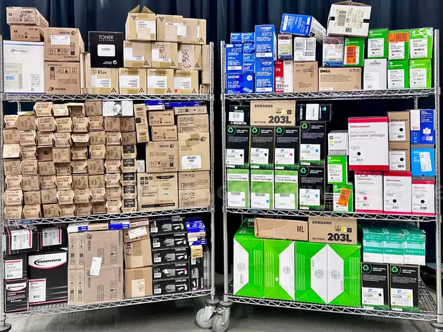 Pallet of Toner, Printer Cartridges, &#x26; Related Supplies (404-70)