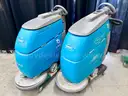 Lot of 2 Tennant T3 Floor Scrubbers (406-68)