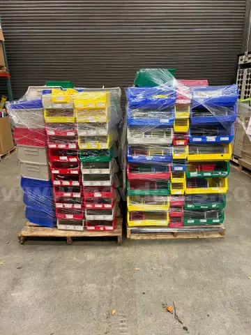 Lot of 2 Pallets of Akro Bins (406-71)