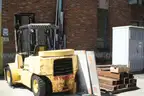 Forklift: Hyster Diesel Type &#x27;D&#x27; Industrial Truck - For Parts or Repair (OS406-75)