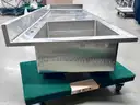 9&#x27; Stainless Steel Counter with Built in Sink (406-83)