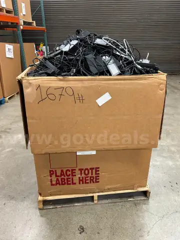 Gaylord of Power Adapters, Gross Weight 1679 lbs. (408-70)