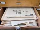 Wood Map Cabinet with Maps (410-68)