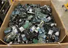 Lot of CRUSHED Hard Drives: 1613lbs. for SCRAP ONLY (411-23)