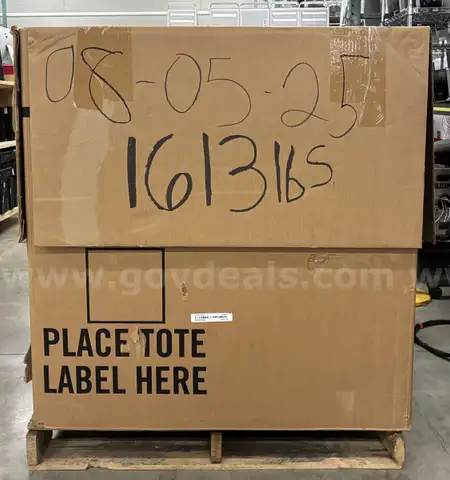 Lot of CRUSHED Hard Drives: 1613lbs. for SCRAP ONLY (411-23)