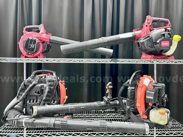 Lot of 4 Leaf Blowers (412-25)