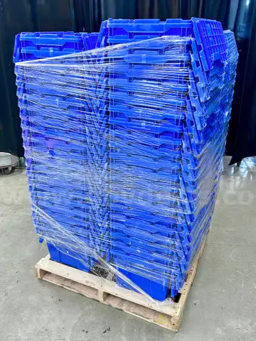 Pallet of Plastic Totes (413-59)