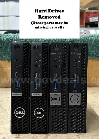 Lot of 8 Computers: Dell Optiplex Micro (Hard Drives Removed) (414-43)