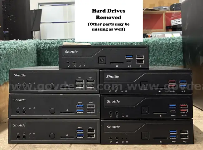 Lot of 13 Computers: Shuttle XPC (Hard Drives Removed) (414-44)