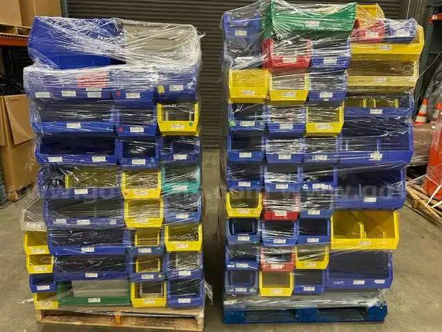 Lot of 2 Pallets of Akro Bins (416-36)