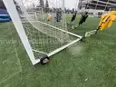 Pair of KwikGoal Portable Full-Sized Soccer Goals (416-48)