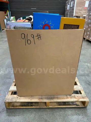 Tote of Books, Gross Weight 969 lbs. (416-58)