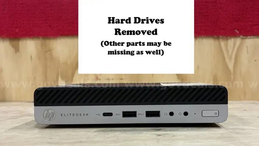 Lot of 16 Computers: HP i5 EliteDesk G3 Mini (Hard Drives Removed) (415-26)