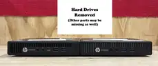 Lot of 16 Computers: HP EliteDesk G1 & G2 Mini (Hard Drives Removed) (415-28)