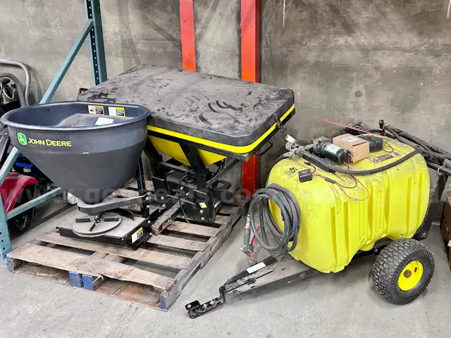 Lot of 3 Tractor Spreader Attachments (417-19)