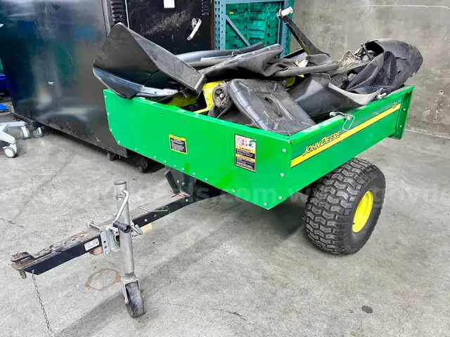 John Deere Utility Trailer and Misc. Tractor Attachments (417-20)