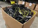 Gaylord of Misc. Wires and Power Adapters, Gross Weight 983 lbs. (417-28)