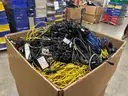 Gaylord of Misc. Wires and Power Adapters, Gross Weight 983 lbs. (417-28)