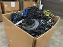 Gaylord of Misc. Wires and Power Adapters, Gross Weight 983 lbs. (417-28)