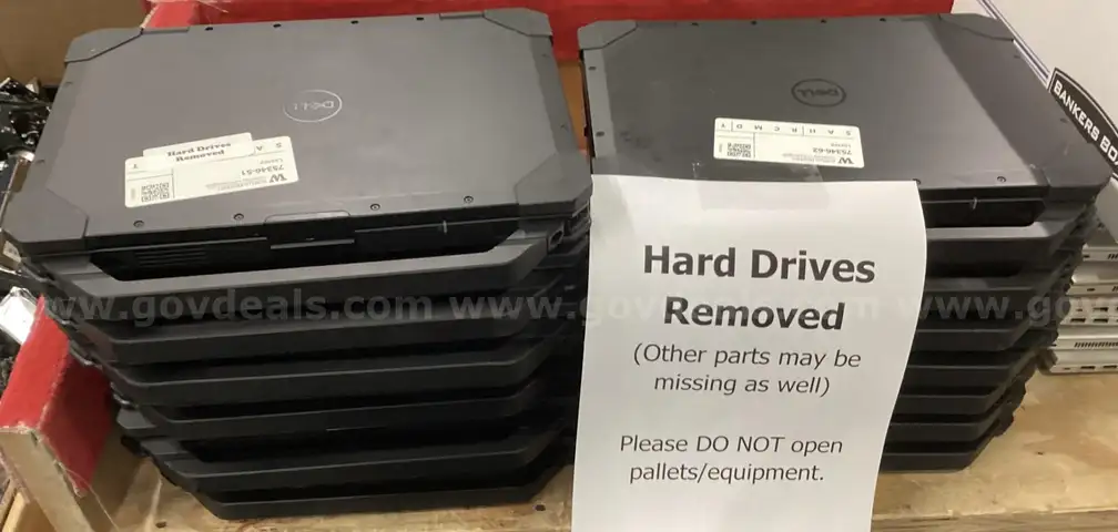 Lot of 15 Laptops: Dell i5 Latitude 5420 Rugged (Hard Drives Removed) (415-33)
