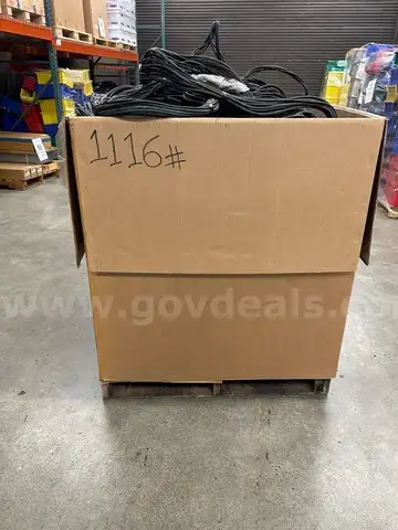 Gaylord of Misc. Wires & Power Adapters, Gross Weight 1116 lbs. (417-39)