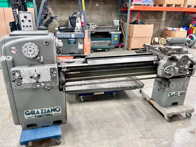 Lathe: Graziano Tortona SAG 180 - For Parts or Repair (419-13)