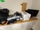 Drone, H/P Printer, Monitors,