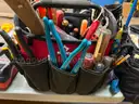 Multi meters, used tools and tool bags