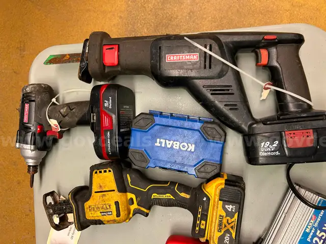 Multi meters, used tools and tool bags