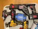Multi meters, used tools and tool bags