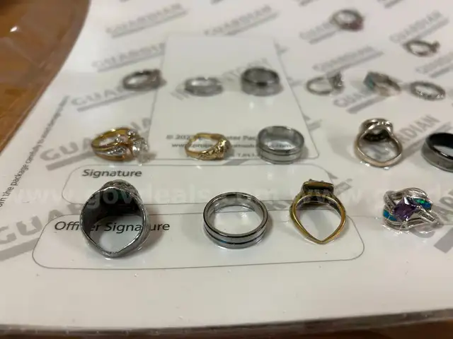 Assorted Rings Styles and Sizes