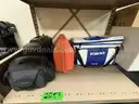 Misc Bags, Camera Equipment, Carry Safe and other misc items