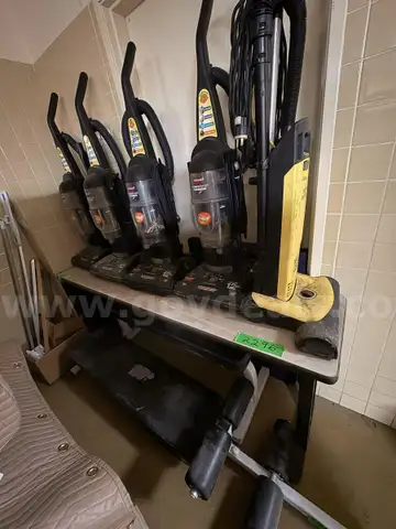 Vacuums and weight bench
