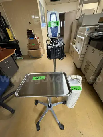 Blood pressure and O2 machine, medical tray, air purifier