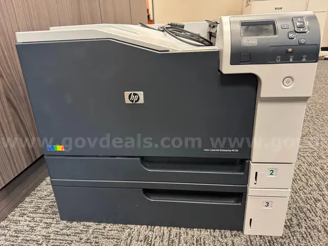 HP Printer Color Laserjet Enterprise M750